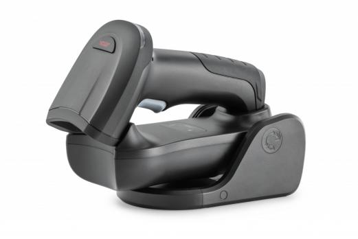 Сканер штрих-кода АТОЛ SB3100 BT с подставкой (2D, черный, USB, Bluetooth 5.0, IP42)