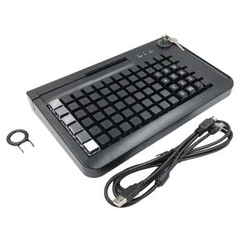 POS клавиатура PayTor KB-78 (USB, MSR, черный)